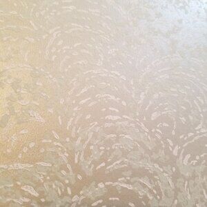 Vtg Wallpaper Sample Sheet Neutral Colors Design Camellia Craft Supply Dollhouse